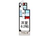 プレミアムAWAZA 1Kの間取り