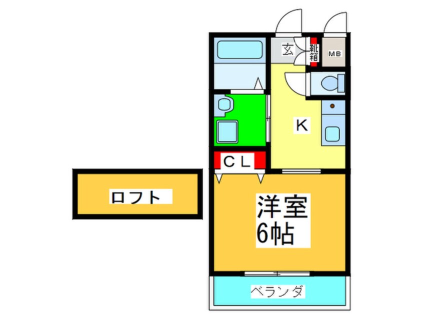 間取図 ラパンジール森ノ宮