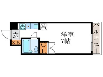 間取図 チコーベルメゾン桂