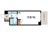 チコーベルメゾン桂 1Kの間取り