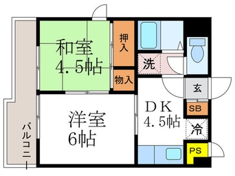 間取図 チコーベルメゾン桂
