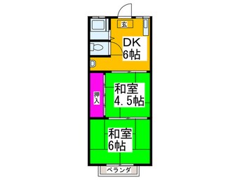 間取図 グリーンハイツA棟