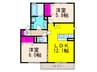 ゴラッソ 2LDKの間取り