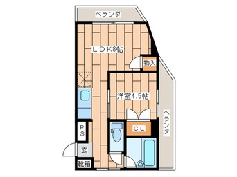 間取図 シャト－波除