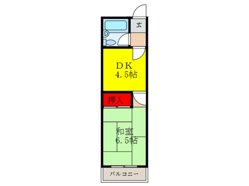 間取図 メゾン植村