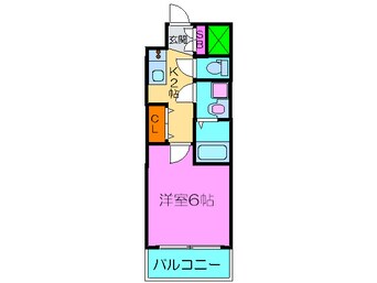 間取図 ｸﾚｱ-ﾄ北大阪ﾚｳﾞｧﾝﾃ(1304)