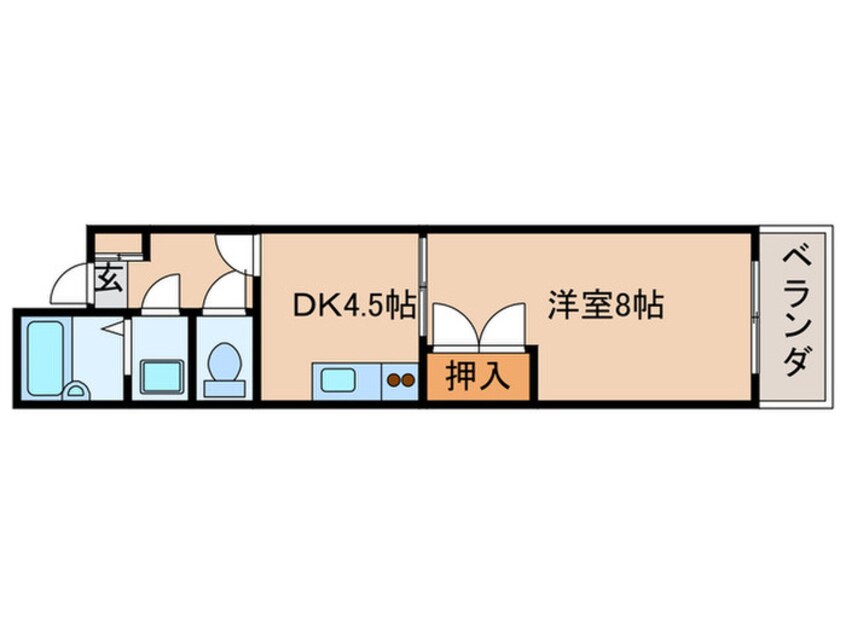 間取図 アビリティー高倉