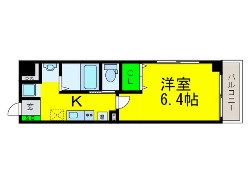 間取図 みおつくし粉浜