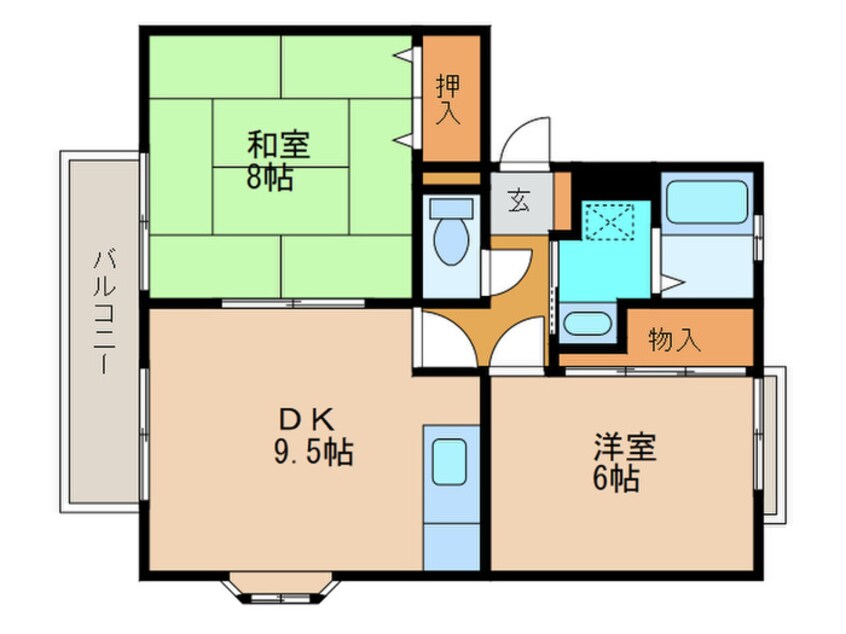 間取図 サンライズＡ棟