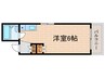 ホワイトコ－ト西宮北口 1Rの間取り