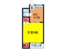 川西ﾛｲﾔﾙﾊｲﾂ 1DKの間取り