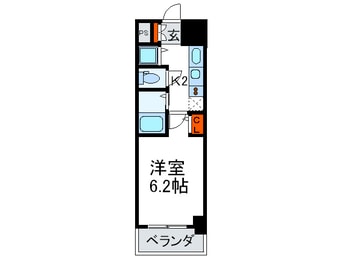間取図 プレサンス本町ジョイス(804)