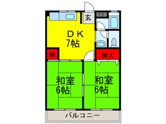 間取図 美幸コーポ