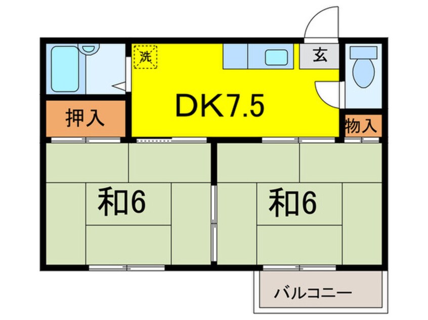 間取図 ファミール仁川　Ⅰ