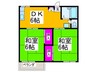 マイオス 2DKの間取り