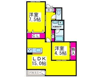 間取図 ハイネスピヴァット