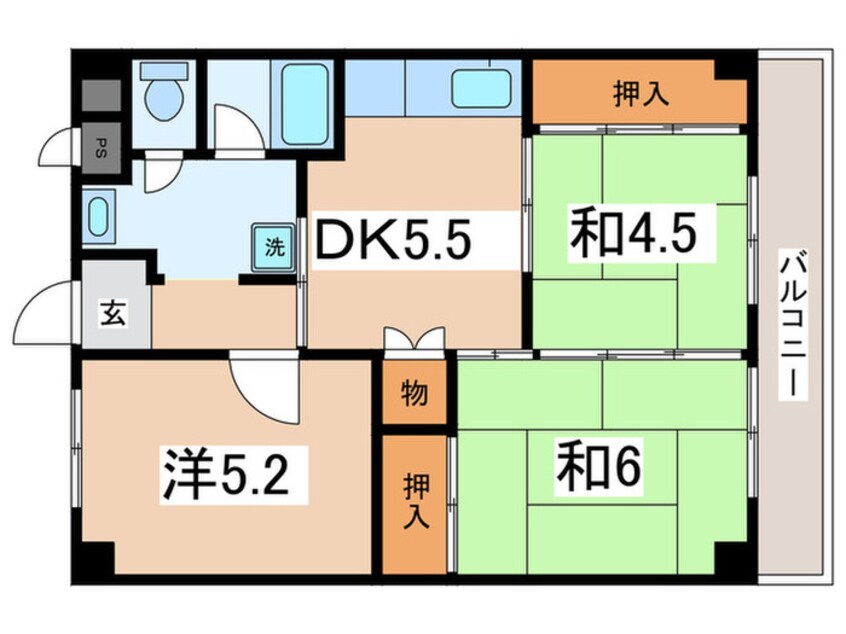 間取図 栄楽ハイツ