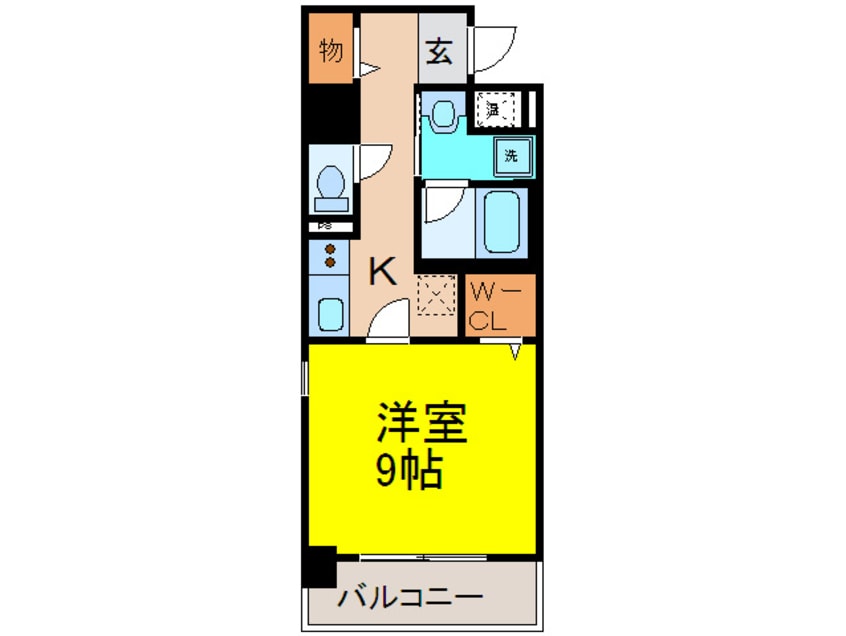間取図 グーテンターク富田２