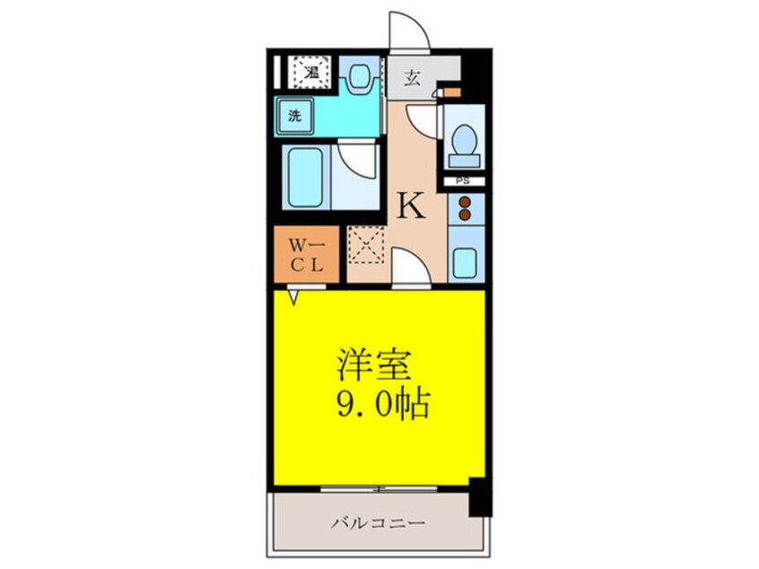 間取図 グーテンターク富田２