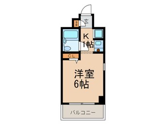 間取図 ﾄｰｶﾝｷｬｽﾃｰﾙ六甲道(605)