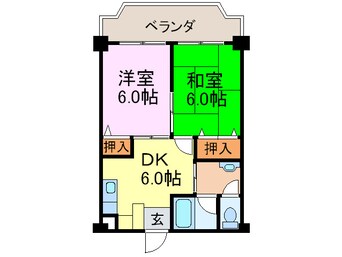 間取図 第４エンシンハイツ