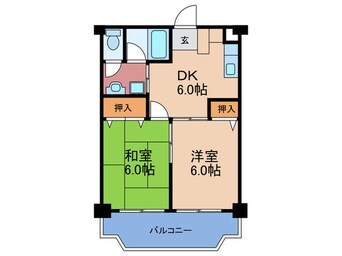 間取図 第４エンシンハイツ