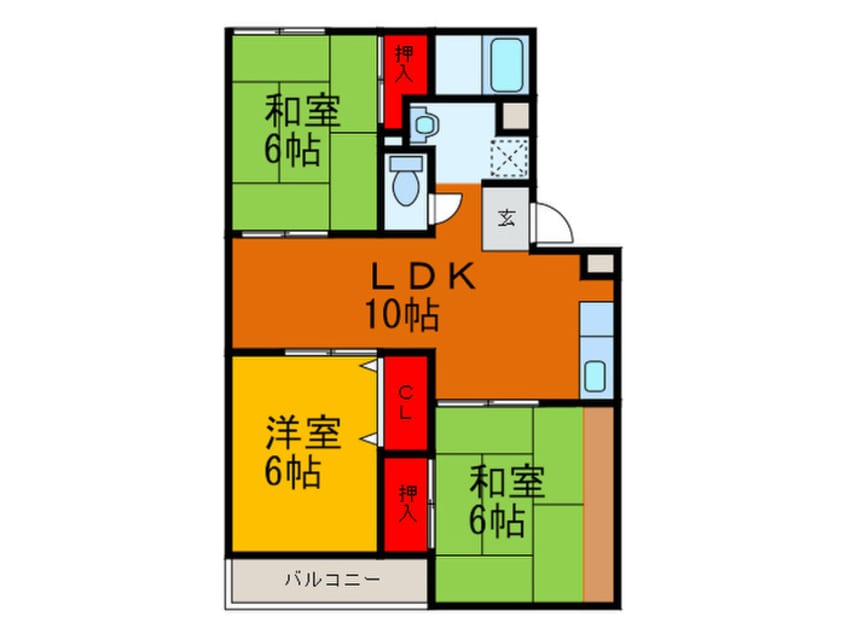 間取図 トリヴァンベール桜井