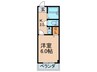 ベルシャンテ 1Kの間取り