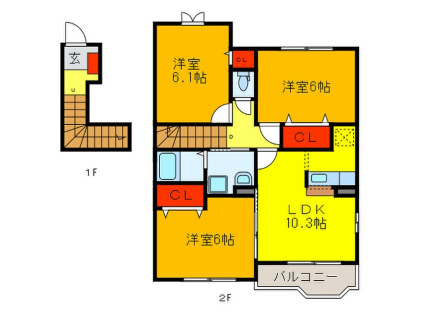 間取図 サニ－グレイスＭ２号館