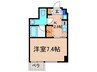 GROOVE城東 1Kの間取り