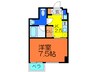 GROOVE城東 1Kの間取り