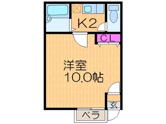 間取図 メゾンドモリタⅡ