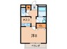 メゾン東七松 1Kの間取り