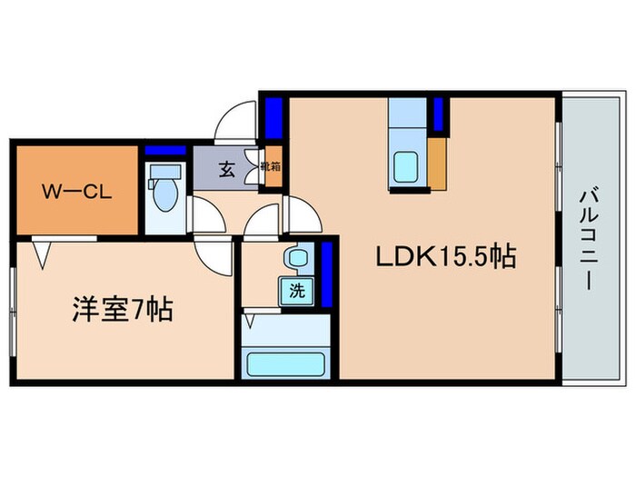 間取り図 レ－クタウンＡ棟
