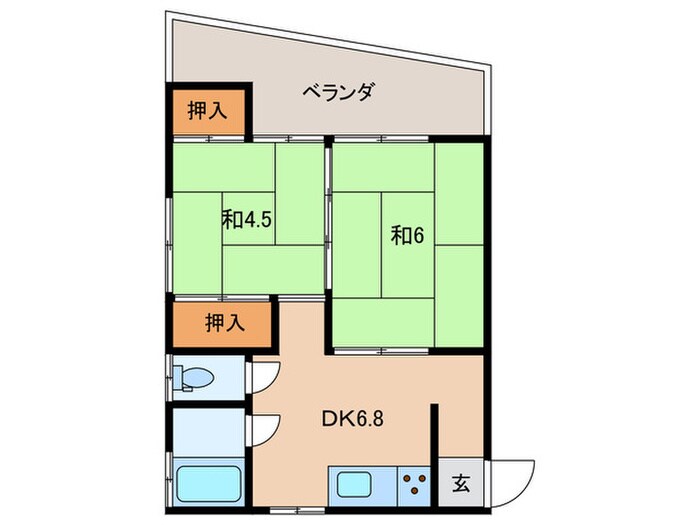 間取り図 堀松マンション