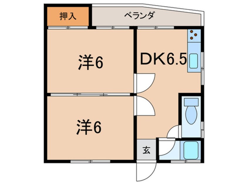 間取図 堀松マンション