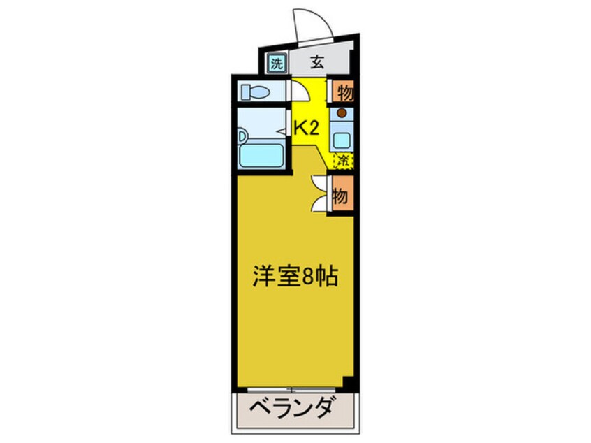 間取図 ガルソニエラ宝ヶ池