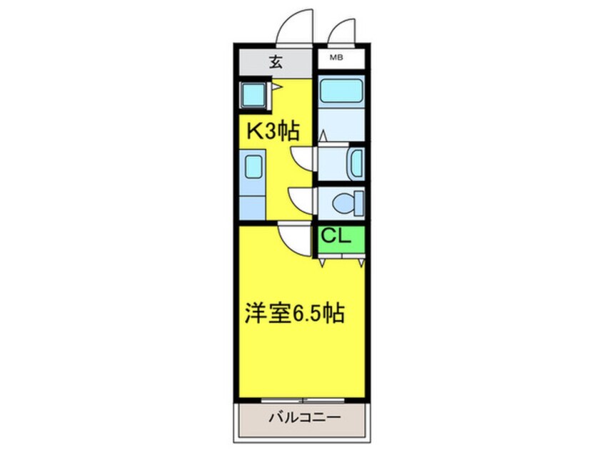 間取図 コスタル－チェ