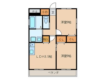 間取図 くすの木ハイツ