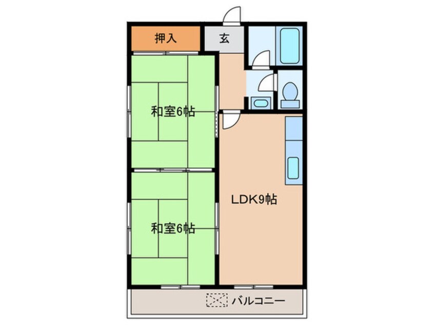 間取図 サンフロ－レ千代ケ丘