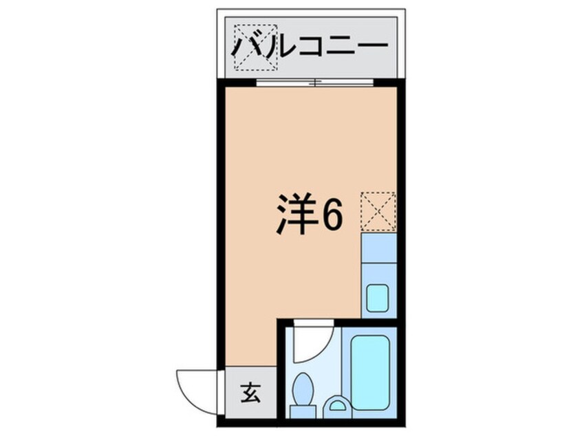 間取図 甲南六甲ハイム（３０５）