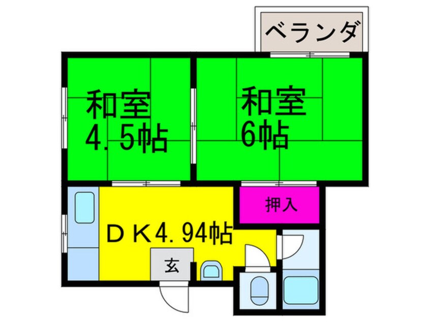 間取図 petitベルン沢ノ町