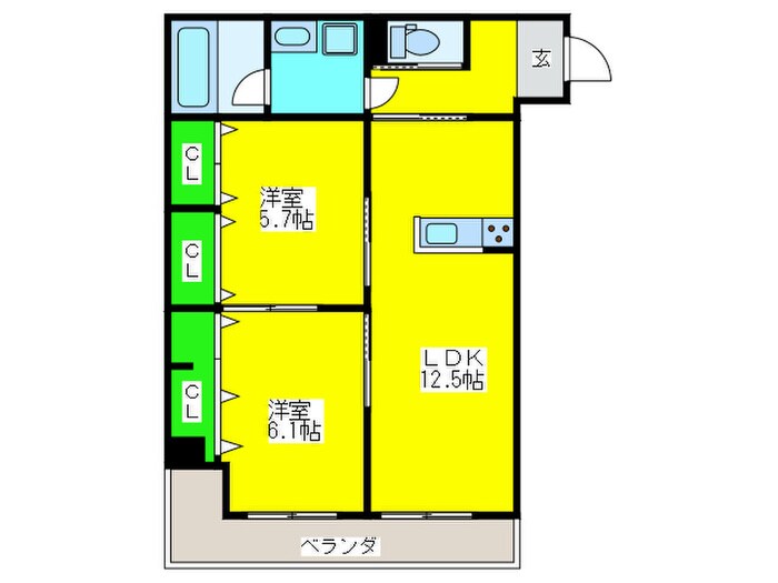 間取り図 ユアメゾン加茂