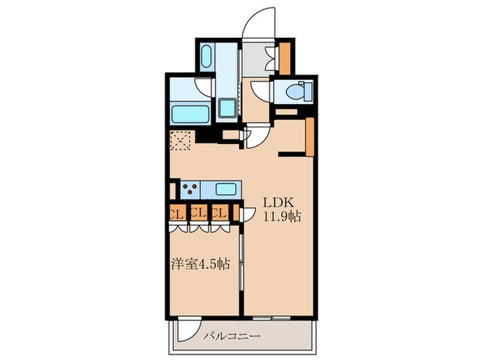 間取り図 ｻﾞ･ﾊﾟｰｸﾊﾋﾞｵ都島ﾌﾛﾝﾄ