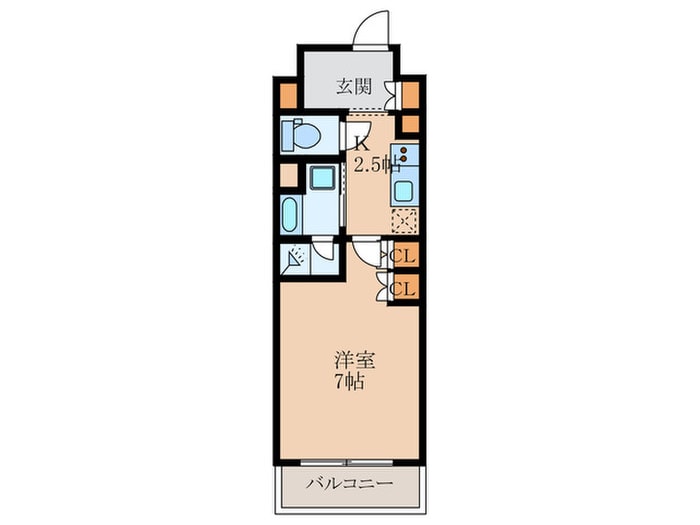間取り図 ｻﾞ･ﾊﾟｰｸﾊﾋﾞｵ都島ﾌﾛﾝﾄ