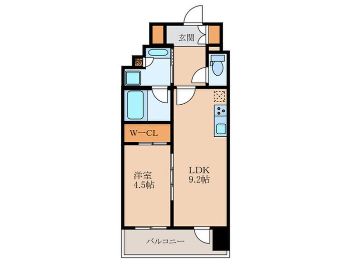 間取り図 ｻﾞ･ﾊﾟｰｸﾊﾋﾞｵ都島ﾌﾛﾝﾄ