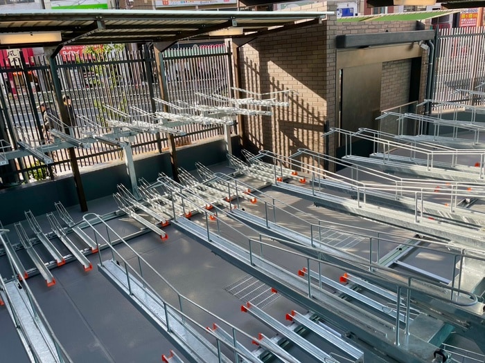 駐輪場 ｻﾞ･ﾊﾟｰｸﾊﾋﾞｵ都島ﾌﾛﾝﾄ