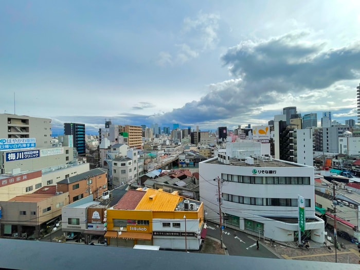 室内からの展望 ｻﾞ･ﾊﾟｰｸﾊﾋﾞｵ都島ﾌﾛﾝﾄ