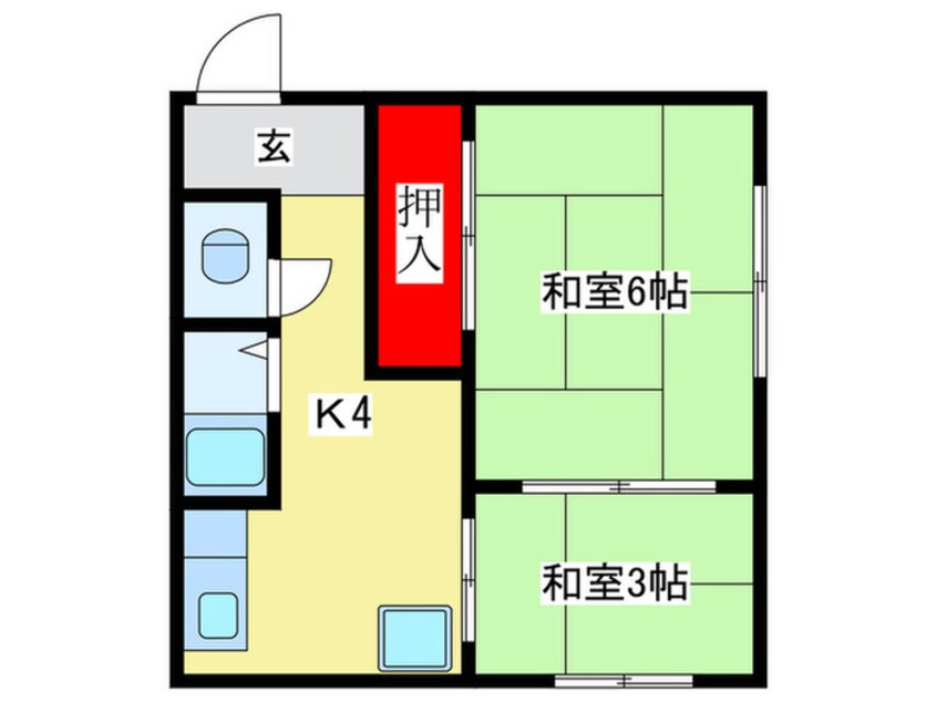 間取図 新世界ニューハイツ東館