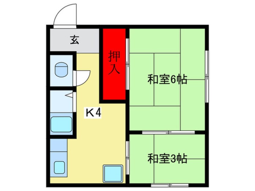 間取図 新世界ニューハイツ東館